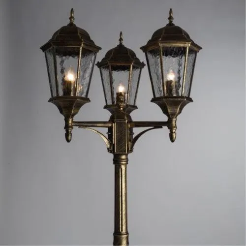 Садово-парковый светильник Arte Lamp Genova A1207PA-3BN  фото 2