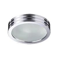 Встраиваемый светильник SONEX Damla 370388 алюминий хром 