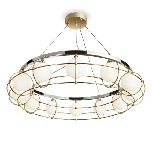 Подвесная люстра Maytoni Carcass MOD312PL-12GCH  фото 6