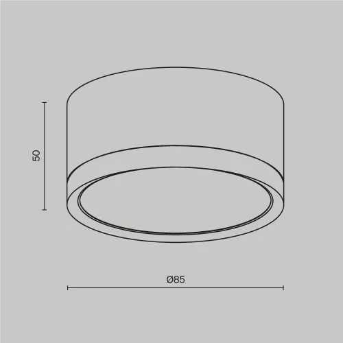 Потолочный светильник Maytoni Technical Hoop C086CL-GX53-SRD-W  фото 9